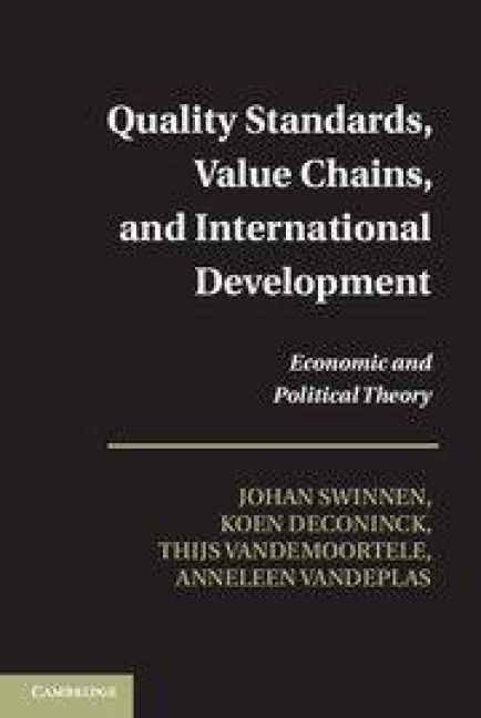 Produktbild: Quality Standards, Value Chains, and International Development