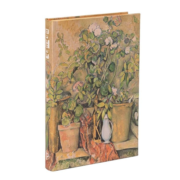 Produktbild: Hardcover Notizbuch, Cezannes Terrakotta-T&ouml;pfe und Blumen, Mini, Unliniert