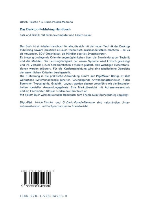 Produktbild: Das Desktop Publishing Handbuch