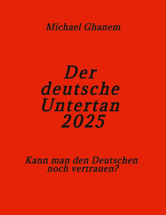 Produktbild: Der deutsche Untertan 2025