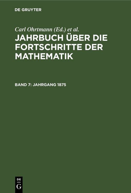 Produktbild: Jahrgang 1875