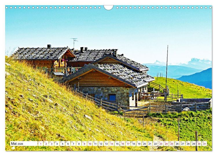 Produktbild: Almen im S&uuml;dtiroler Ultental (Wandkalender 2026 DIN A3 quer), CALVENDO Monatskalender
