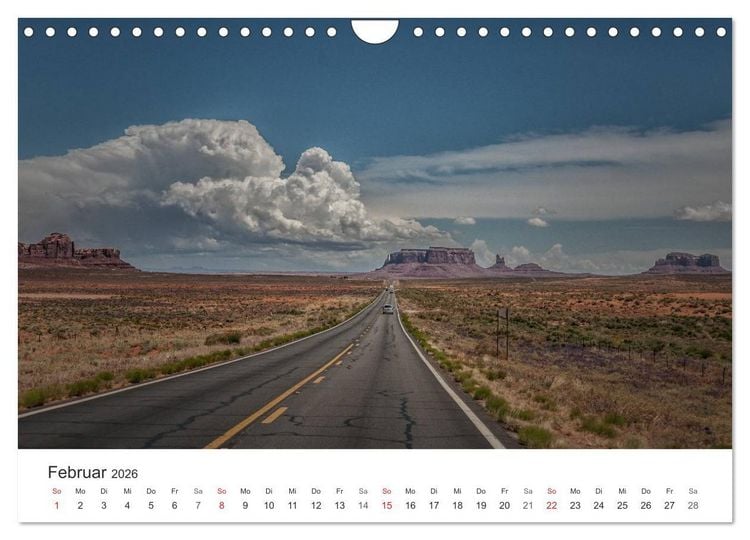Produktbild: USA Roads (Wandkalender 2026 DIN A4 quer), CALVENDO Monatskalender