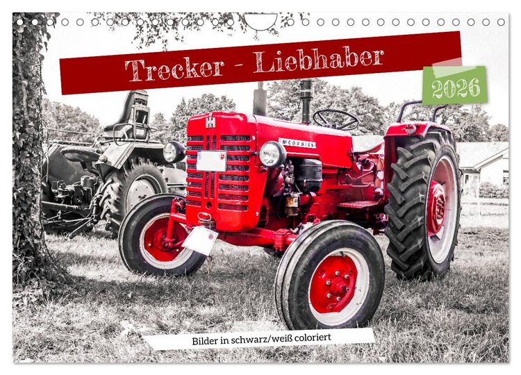 Produktbild: Trecker-Liebhaber (Wandkalender 2026 DIN A4 quer), CALVENDO Monatskalender