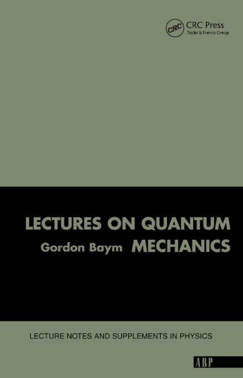 Produktbild: Lectures On Quantum Mechanics