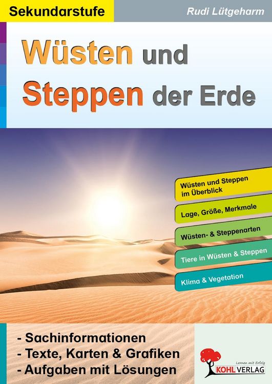 Produktbild: W&uuml;sten und Steppen der Erde