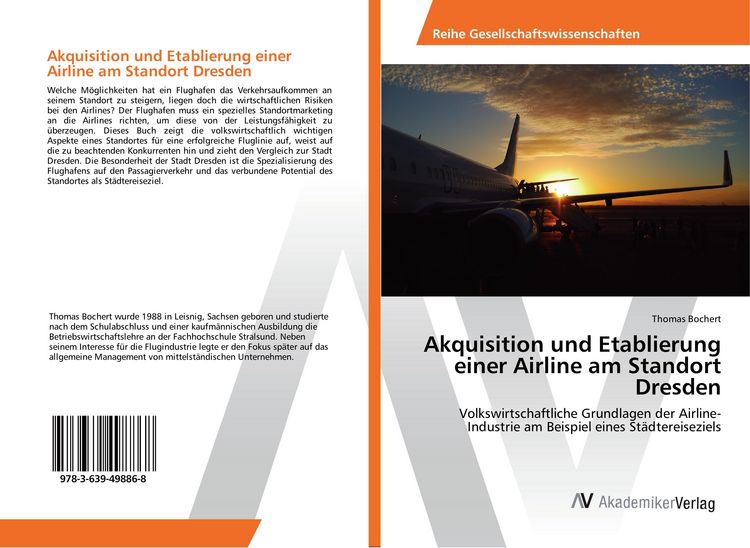 Produktbild: Akquisition und Etablierung einer Airline am Standort Dresden