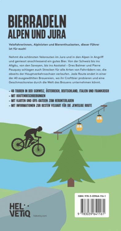 Produktbild: Bierradeln Alpen und Jura
