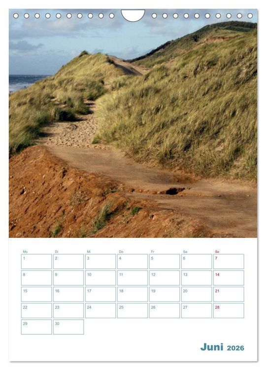 Produktbild: Sylter D&uuml;nen (Wandkalender 2026 DIN A4 hoch), CALVENDO Monatskalender