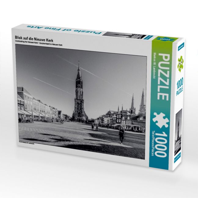 Produktbild: CALVENDO Puzzle Blick auf die Nieuwe Kerk 1000 Teile Puzzle quer | 1000 Teile Lege-Gr&ouml;&szlig;e 64 &times; 48 cm Foto-Puzzle f&uuml;r gl&uuml;ckliche Stunden