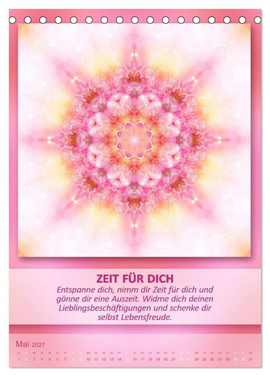 Produktbild: Light Energy Mandalas - Kalender - Vol. 2 (Tischkalender 2027 DIN A5 hoch), CALVENDO Monatskalender