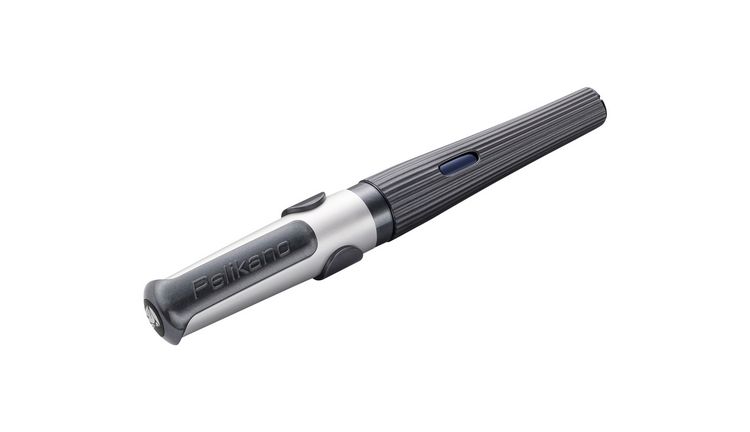 Produktbild: Pelikan F&uuml;ller Pelikano&reg; structure f&uuml;r Linksh&auml;nder, Grau, Feder L