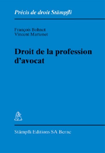 Produktbild: Droit de la profession d'avocat