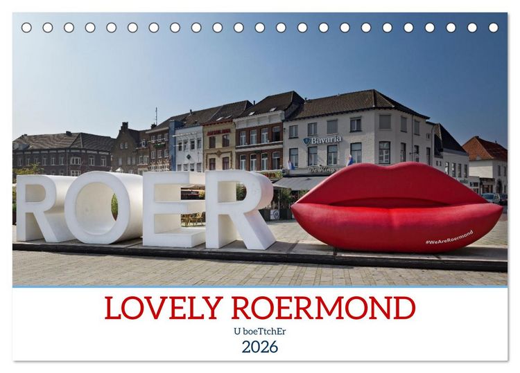 Produktbild: LOVELY ROERMOND (Desk Calendar 2026 DIN A5 landscape), CALVENDO 12 Month DeskCalendar