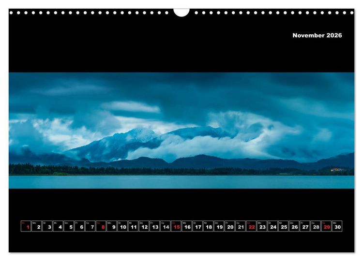 Produktbild: Weitblicke - Panoramen (Wandkalender 2026 DIN A3 quer), CALVENDO Monatskalender