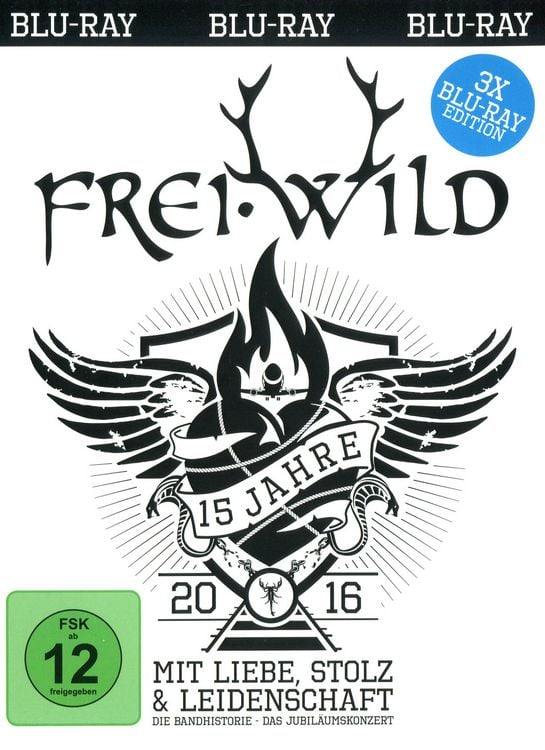 Produktbild: Frei.Wild - 15 Jahre mit Liebe, Stolz & Leidenschaft [3 BRs]