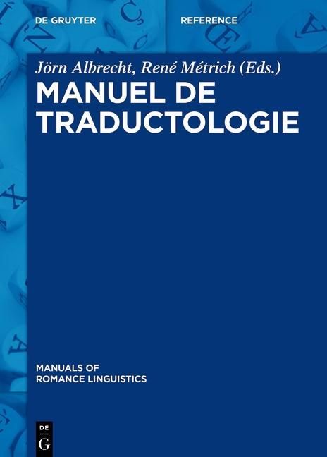 Produktbild: Manuel de traductologie