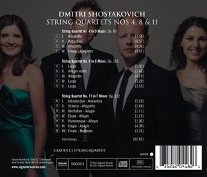 Produktbild: Streichquartette 4,8 & 11