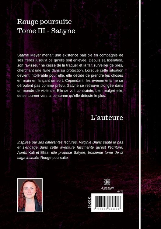 Produktbild: Virginie Blanc: Rouge poursuite