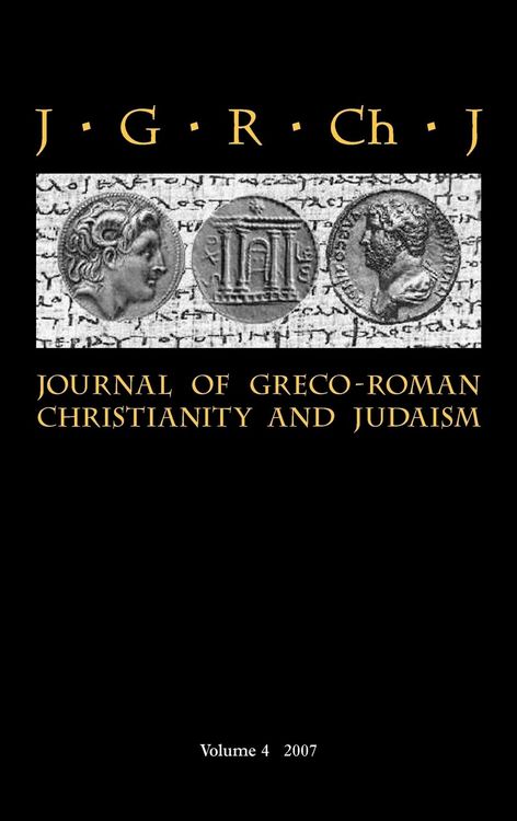 Produktbild: Journal of Greco-Roman Christianity and Judaism 4 (2007)