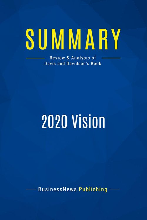 Produktbild: Summary: 2020 Vision