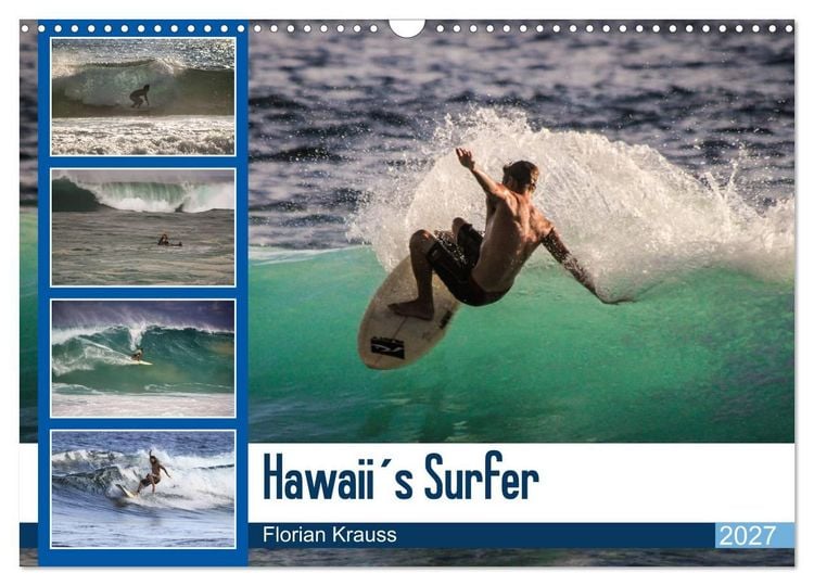 Produktbild: Hawaii&acute;s Surfer (Wandkalender 2027 DIN A3 quer), CALVENDO Monatskalender