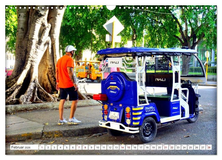 Produktbild: ECO TAXI - Umweltfreundlich in die Zukunft (Wandkalender 2026 DIN A3 quer), CALVENDO Monatskalender