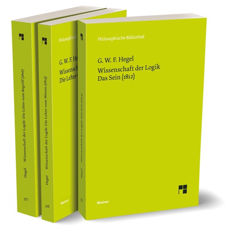 Produktbild: Hegel: Wissenschaft der Logik. Band 1+2