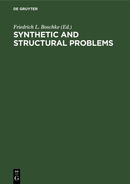 Produktbild: Synthetic and Structural Problems