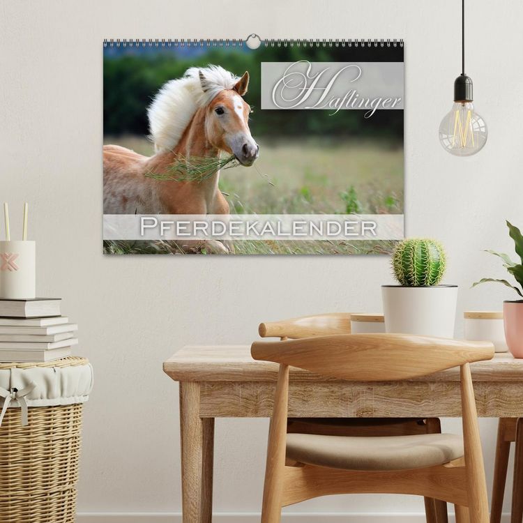Produktbild: Haflinger / Geburtstagskalender (Wandkalender 2026 DIN A3 quer), CALVENDO Monatskalender