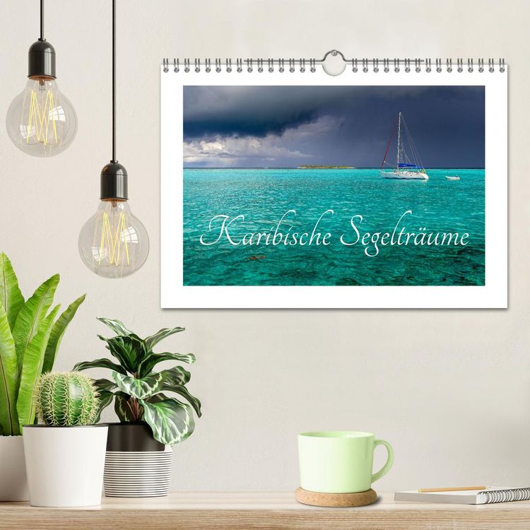Produktbild: Karibische Segeltr&auml;ume (Wandkalender 2026 DIN A4 quer), CALVENDO Monatskalender