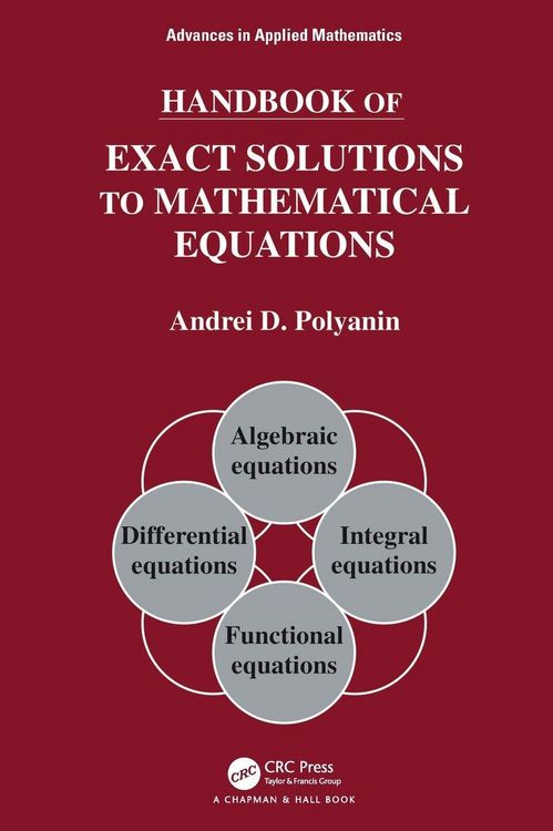 Produktbild: Handbook of Exact Solutions to Mathematical Equations