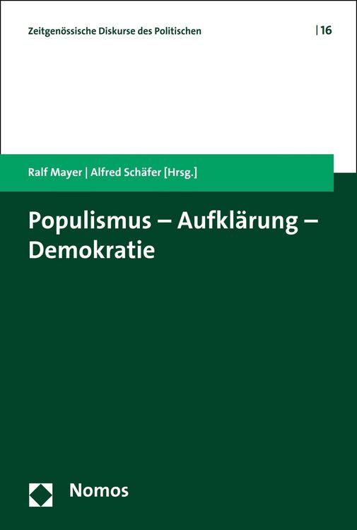 Produktbild: Populismus - Aufkl&auml;rung - Demokratie