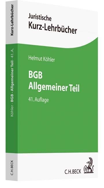 Produktbild: BGB Allgemeiner Teil
