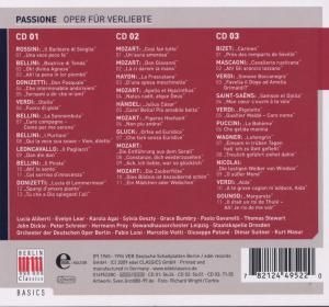 Produktbild: Aliberti/Schreier/Masur/GOL: Passione-Oper F&uuml;r Verliebte