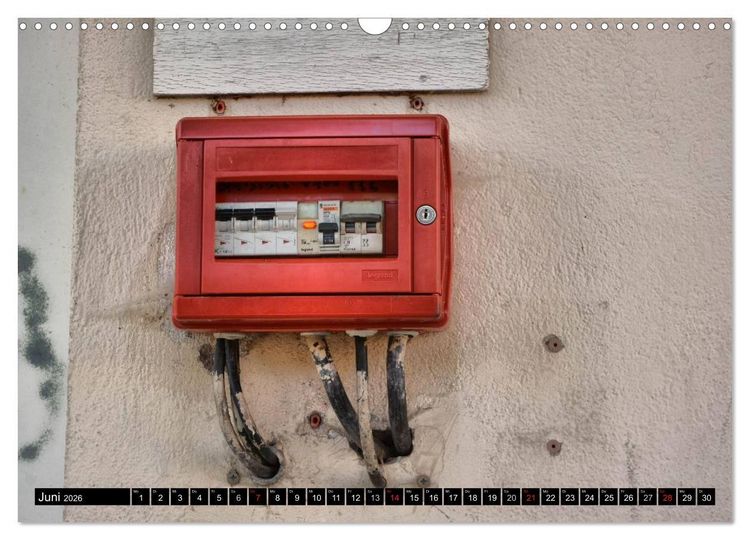 Produktbild: Unter Strom - Elektroinstallationen der besonderen Art (Wandkalender 2026 DIN A3 quer), CALVENDO Monatskalender