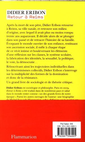 Produktbild: Eribon, D: Retour &agrave; Reims