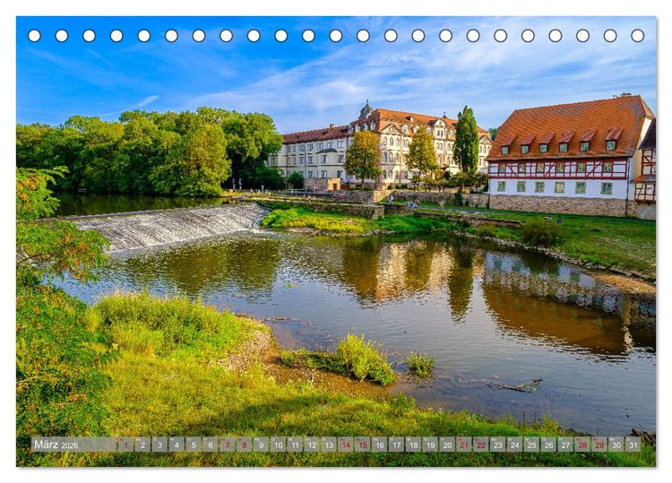 Produktbild: Ein Blick auf Rotenburg an der Fulda (Tischkalender 2026 DIN A5 quer), CALVENDO Monatskalender