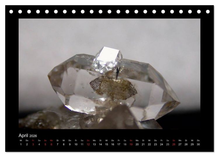 Produktbild: Mineralien aus dem Sauerland (Tischkalender 2026 DIN A5 quer), CALVENDO Monatskalender