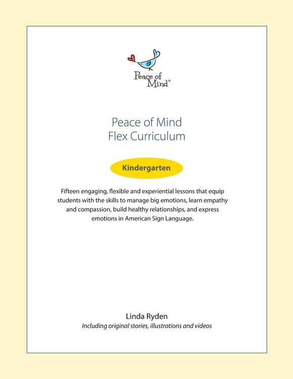 Produktbild: Peace of Mind Flex Curriculum Kindergarten