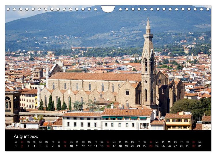 Produktbild: Florenz (Wandkalender 2026 DIN A4 quer), CALVENDO Monatskalender