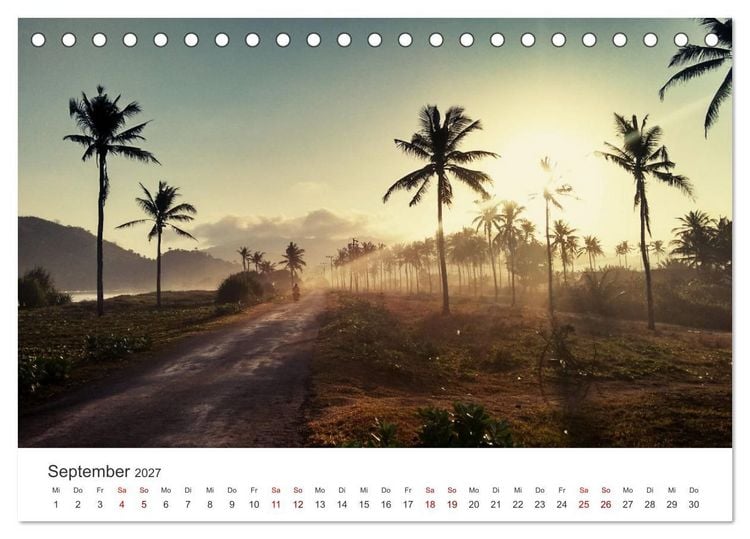 Produktbild: Indonesien - Ein atemberaubender Inselstaat. (Tischkalender 2027 DIN A5 quer), CALVENDO Monatskalender