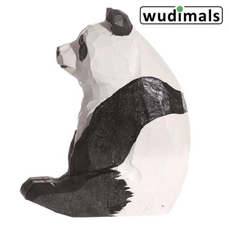 Produktbild: Wudimals A040705 - Panda, Panda, handgeschnitzt aus Holz