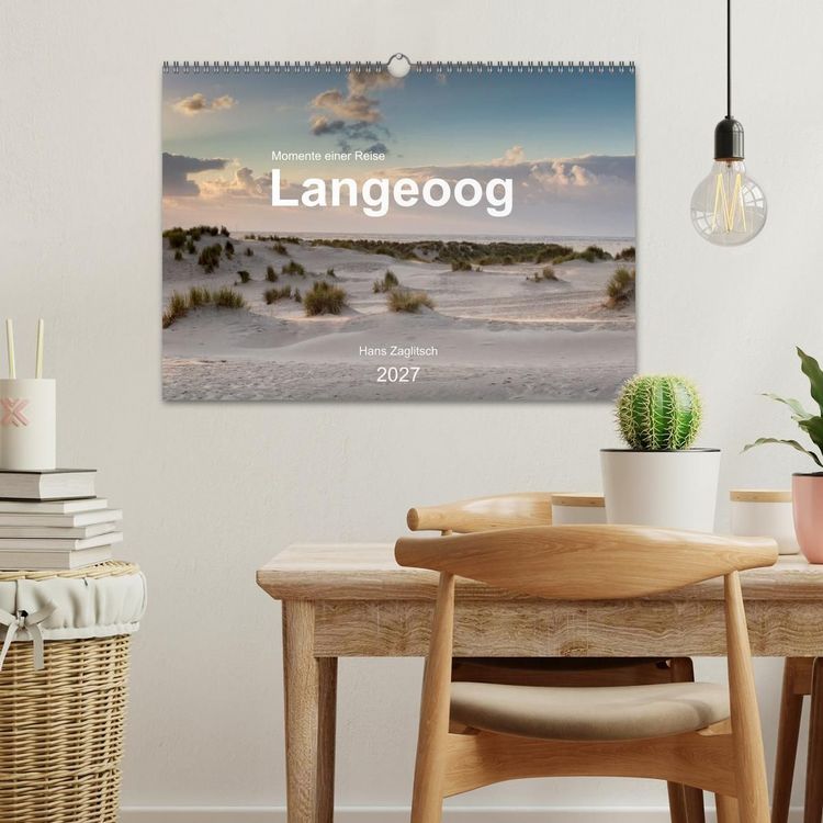 Produktbild: Langeoog - Momente einer Reise (Wandkalender 2027 DIN A3 quer), CALVENDO Monatskalender
