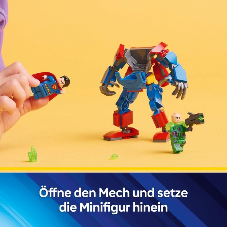 Produktbild: LEGO DC 76302 Superman Mech vs. Lex Luthor - Superhelden Spielzeug
