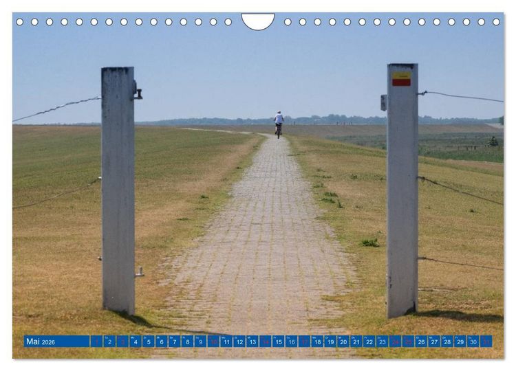 Produktbild: Blick auf Borkum (Wandkalender 2026 DIN A4 quer), CALVENDO Monatskalender
