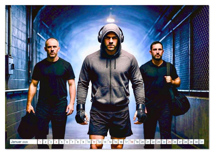 Produktbild: MMA Mixed Martial Arts (Wandkalender 2026 DIN A2 quer), CALVENDO Monatskalender