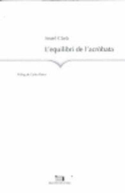 Produktbild: L'equilibri de l'acr&ograve;bata