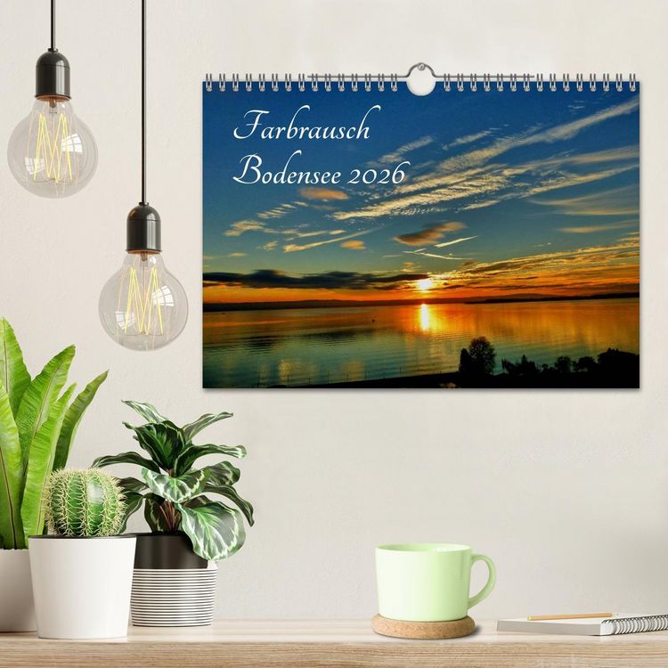 Produktbild: Farbrausch Bodensee (Wandkalender 2026 DIN A4 quer), CALVENDO Monatskalender