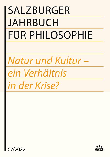 Produktbild: Salzburger Jahrbuch f&uuml;r Philosophie 67 / 2022